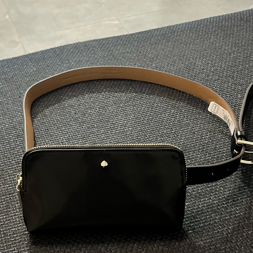 Black Leather Crossbody Bag